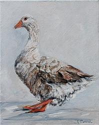 Original Painting on Canvas - The Goose series - 20 x 25cm series