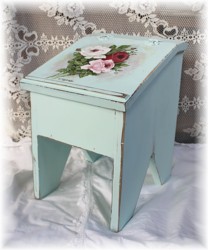 Hand Painted Timber Shoe Box - Postage is included Australia Wide