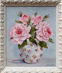 Original Painting - My Children's Rose - Postage included Australia wide