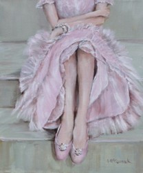 Original Painting on Canvas -"All Dressed UP" - Postage is included Australia Wide