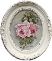 Original Painting - Vintage Rose Study - Postage is included in the price Australia wide