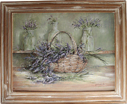Original Painting - Lavenders - Postage is included Australia Wide