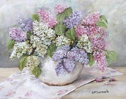Lilacs in a Bowl - Available as prints and gift cards