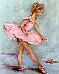 Ballet Dancer Pink - Available as prints and gift cards