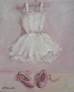 Original Whimsical Painting - For the Budding Ballerina - Postage is included Australia wide