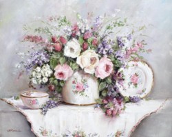 Roses & Blooms Still Life - Available as prints and gift cards