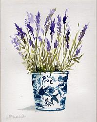 Water colour Original Lavenders  - Sold