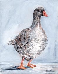 Original Painting on Canvas - The Goose - 20 x 25cm series