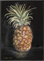 Original Painting on Panel - Pineapple - Postage is included Australia Wide