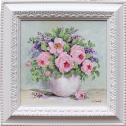 Original Painting - Blooms in a Vase - FREE POSTAGE Australia wide