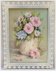 Original Painting in Ornate Italian frame (No. 2) - Postage is included Australia wide
