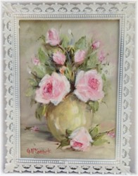 Original Painting in Ornate Italian frame (No. 1) - Postage is included Australia wide