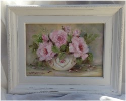 Original Painting in Ornate Frame (No. 1) - Postage is included Australia wide