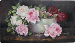 Original Painting on Panel - Assorted Roses still life study - Postage is included Australia Wide
