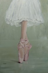 Original Painting - "Pointe Shoes"