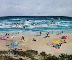 Original Painting on Panel - Portsea Back Beach - SOLD