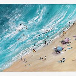 Original Painting on Panel - Summer's End - postage included Aus. wide