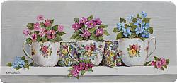 Tea Cup Collection - Original Painting - Postage is included Australia wide