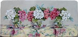 Vintage Fabric & Flowers - Postage is included Australia wide
