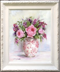 Original Painting - Vase & Flowers - Postage is included Australia Wide