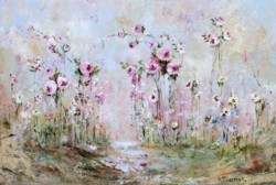 Original Painting on Panel - Flower Enchantment - Postage is included Australia Wide