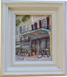 Original Painting - A Street in Paris - Postage is included Australia Wide