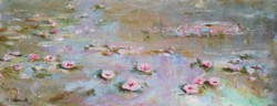 Original Painting on Panel - Floating Roses SOLD