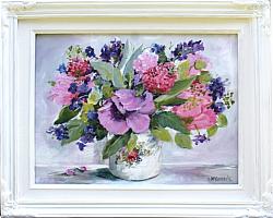 Original Painting - Assorted Posy - Postage included Australia wide
