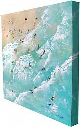 Original Painting on Panel - In the Water - postage included Aus. wide