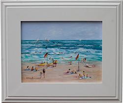 Original Painting - Beach Days - postage included Australia wide