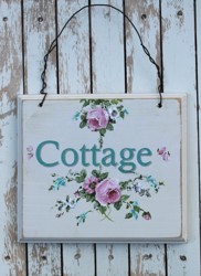 Hand Painted Sign - Cottage