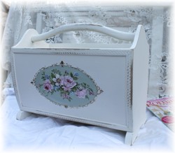 Hand Painted Magazine Tidy - Postage is included Australia Wide