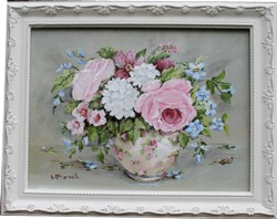 Original Painting - "Mixed Blooms" - Postage is included Australia wide
