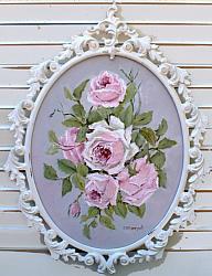 Original Painting - Romantic Roses - Postage is included in the price Australia wide