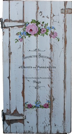 Original Painting on large Vintage Door - Postage is included Australia Wide