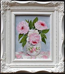 Original Painting - Roses from my garden - Postage included Australia wide