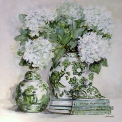 Original Painting on Panel - Green and White collection - Postage included Australia wide