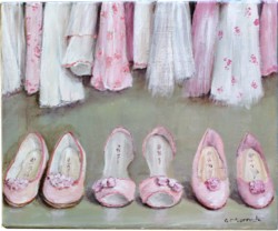 Original Painting - "Inside The Wardrobe" - Postage is included Australia Wide