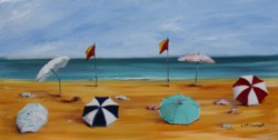 Original Painting on Canvas - Between The Flags - Postage is included Australia Wide