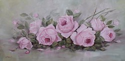 Original Painting - "Romantic Roses" - Postage is Included Australia Wide