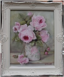 Original Painting - "Rose Blooms" - Postage is included Australia wide