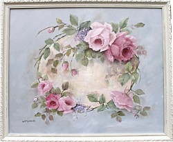 Original Painting - "Dreamy Roses" - FREE POSTAGE Australia wide