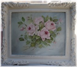 Original Painting - Vintage Roses - Postage is included Australia Wide