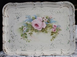 Original Painting on a decorative vintage tray - Postage is included in the price Australia wide