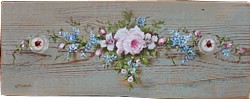 Hand Painted Wooden Panel - Free Postage Australia Wide