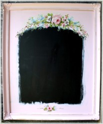 Framed-Hand Painted Blackboard - Postage is included in the price Australia wide