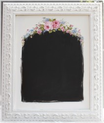 Hand Painted Blackboard in Ornate Frame-Postage is included in the Price Australia wide