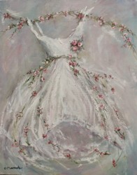 Original Painting on Canvas - Rosy Tutu - Sold Out