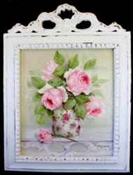 Original Painting - Pretty Roses - Postage included Australia wide