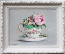 Original Painting - English China B - Postage is included Australia Wide